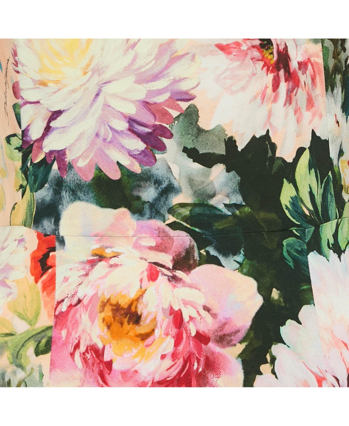 Pre-Owned Dolce & Gabbana Women's Pink Floral Print Crepe Lace Trim Short Dress