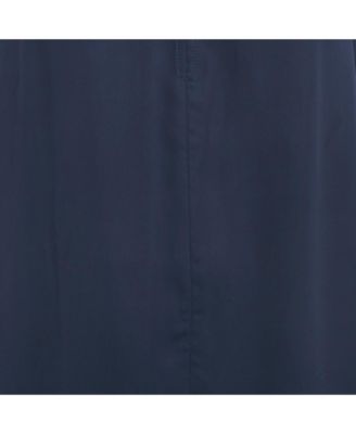 Women's Navy Blue Georgette Chain Detail Mini Dress