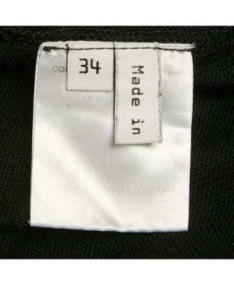 Women's Black Knit V-Neck Dress