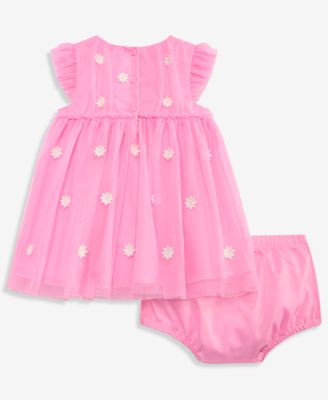 Baby Girls' Embroidered Tulle Dress