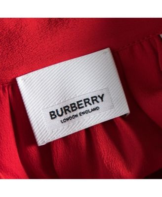 Women's Red Silk Button Down Maxi Dress