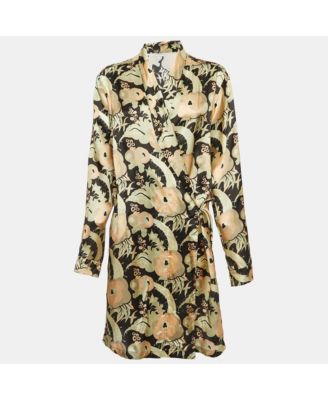 Women's Multicolor Floral Printed Satin Jacket