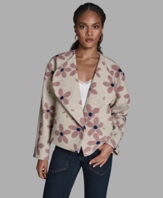 Women's Floral Printed Wrap Jacket