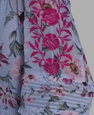 Women's Long-Sleeve Tie Detail Pull-On Top