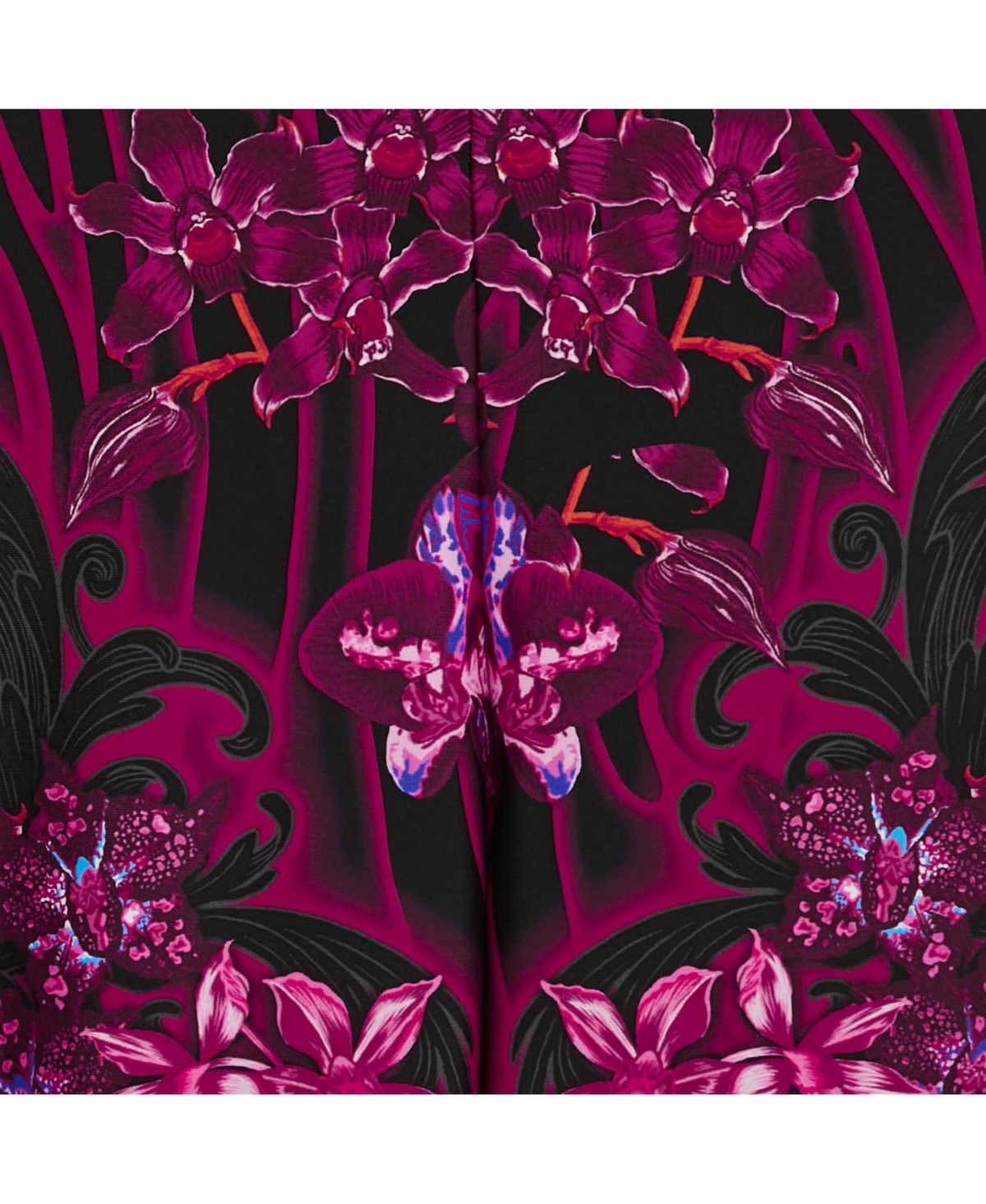 Pre-Owned Versace Women's Pink/multicolor Printed Jersey Leggings