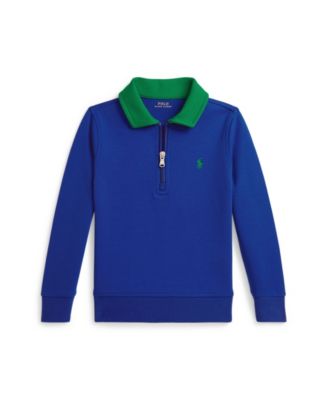 Polo Ralph Lauren - Boys' 2T-7 Double-Knit Collared Sweatshirt