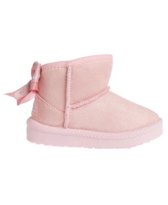 Girls' Toddler 5T-10T Bow Detail Winter Boots