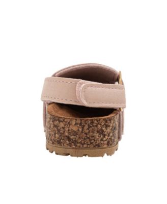 Girls' Toddler 5T-10T Buckled Details Back Strap Sandals