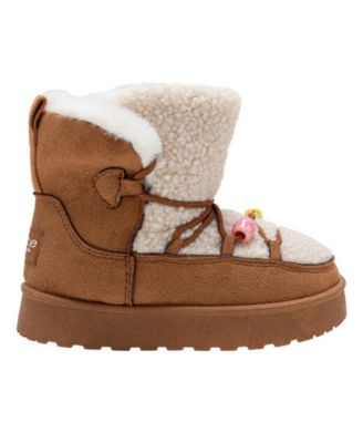 Girls' Toddler 5T-10T Lace-Up Winter Boots