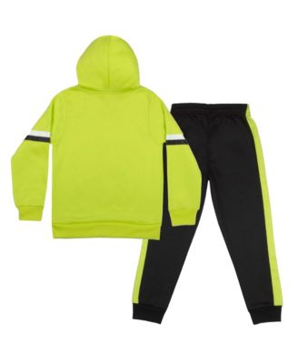 Big Boys The Hulk 2 Piece Fleece Hoodie and Pants Set