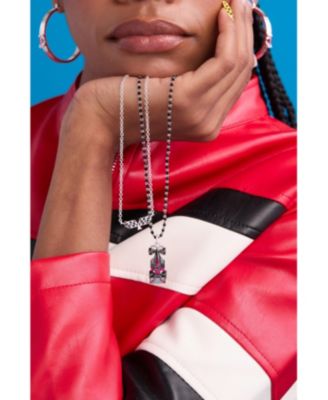 Hot Wheels Checkered Flag Necklace