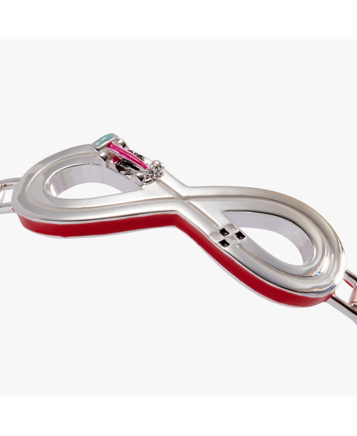 Alex and Ani Hot Wheels Figure 8 Racecar Tension Bangle Bracelet