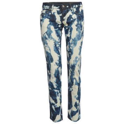 Women's Bleached Effect Denim Jeans
