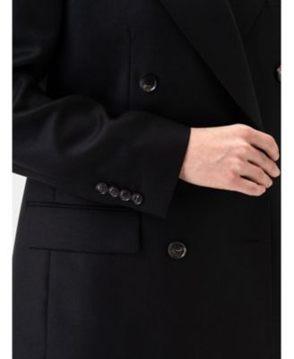 Women's Double-Breasted Cashmere Suit Blazer