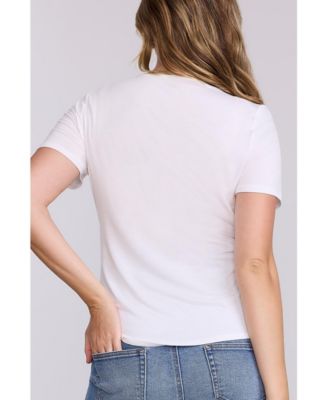 Women's Crewneck Short Sleeve Nursing Tee - Motherhood Maternity