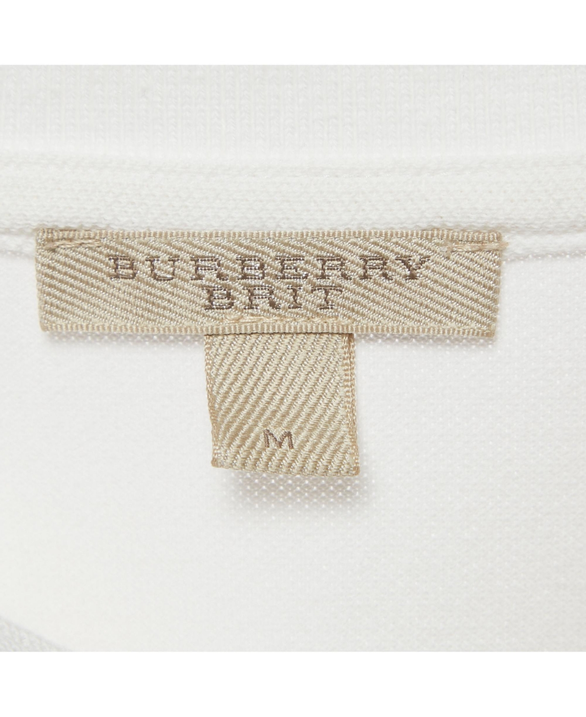 Pre-Owned Burberry Women's Brit Cotton Pique Polo T-Shirt