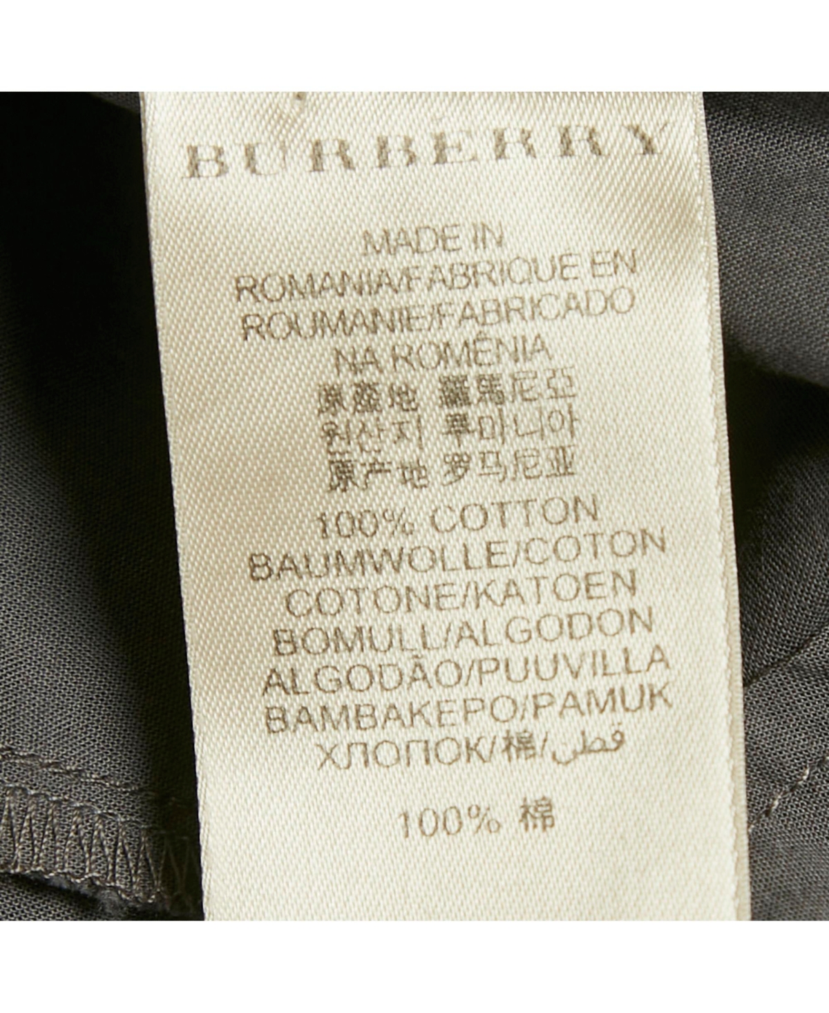 Pre-Owned Burberry Women's Brit Checkered Print Cotton Shirt