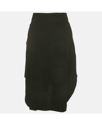 Women's Pre-Owned Chlo&eacute Black Silk Pleated Short Skirt