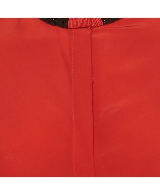 Women's Silk Beaded High Neck Top