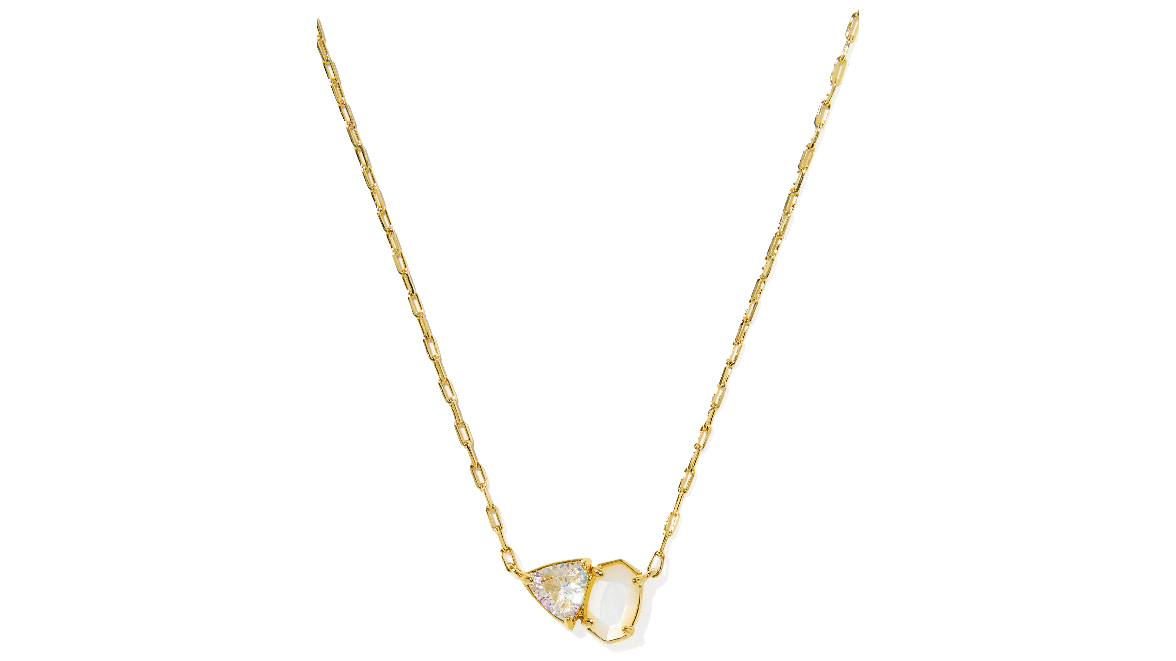 Kendra Scott Gold Plated Glass-Stone Pendant Necklace