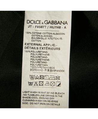 Women's Black Printed Cotton Crop Top