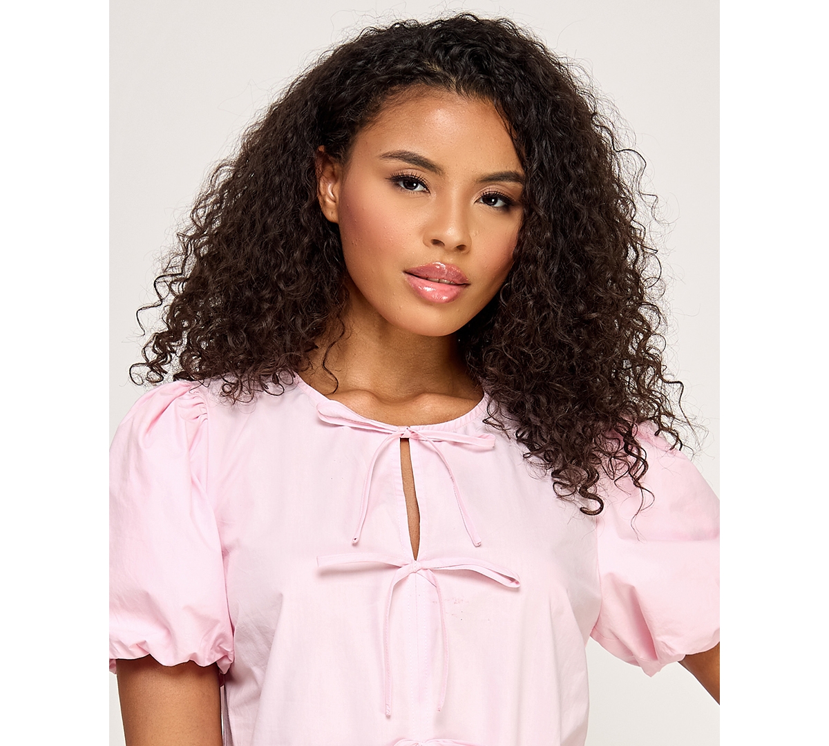 City Studios Juniors' Bow Detail Short Dress