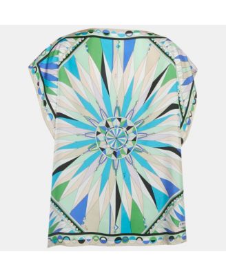 Women's Printed Silk Kaftan Top One