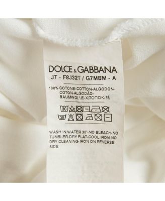 Women's White Printed Cotton T-Shirt