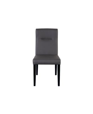 Verona Contemporary Dining Chair, Gray (Set of 2)