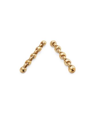 Gold Plated Dazzling Drop Earrings