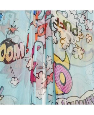 Women's Black And Beige Dice Key Printed Silk Short Sleeve Top