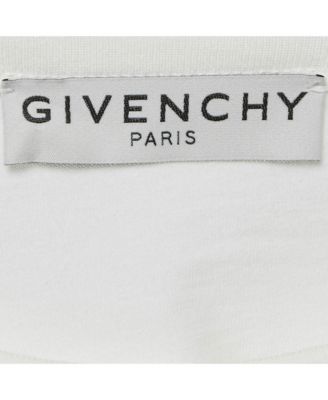 Women's White Floral Print Jersey Beaded T-Shirt