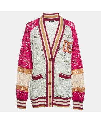 Women's Multicolor Lace Sheer Oversized