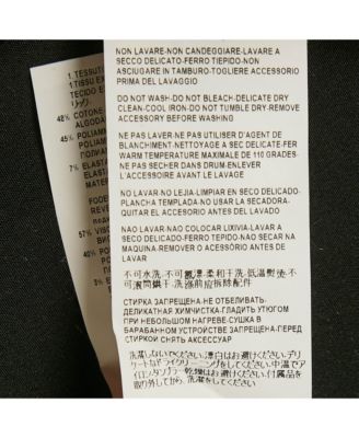 Women's Pre-Owned Versus Versace Black Cotton Blend Cut -Out Gold Pin Mini Dress