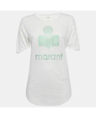 Women's Etoile Foil Logo Print Linen Jersey Top