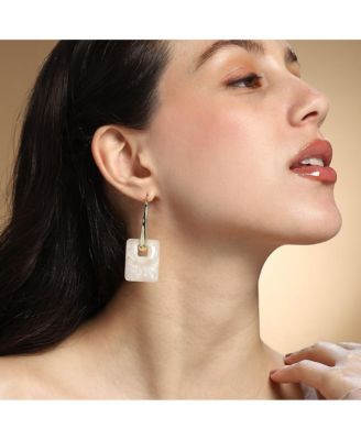 Women's The Puffer-Glaze Hoop Earrings - California Gold