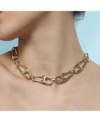 Women's The Pavement-Link Chain Necklace - California Gold