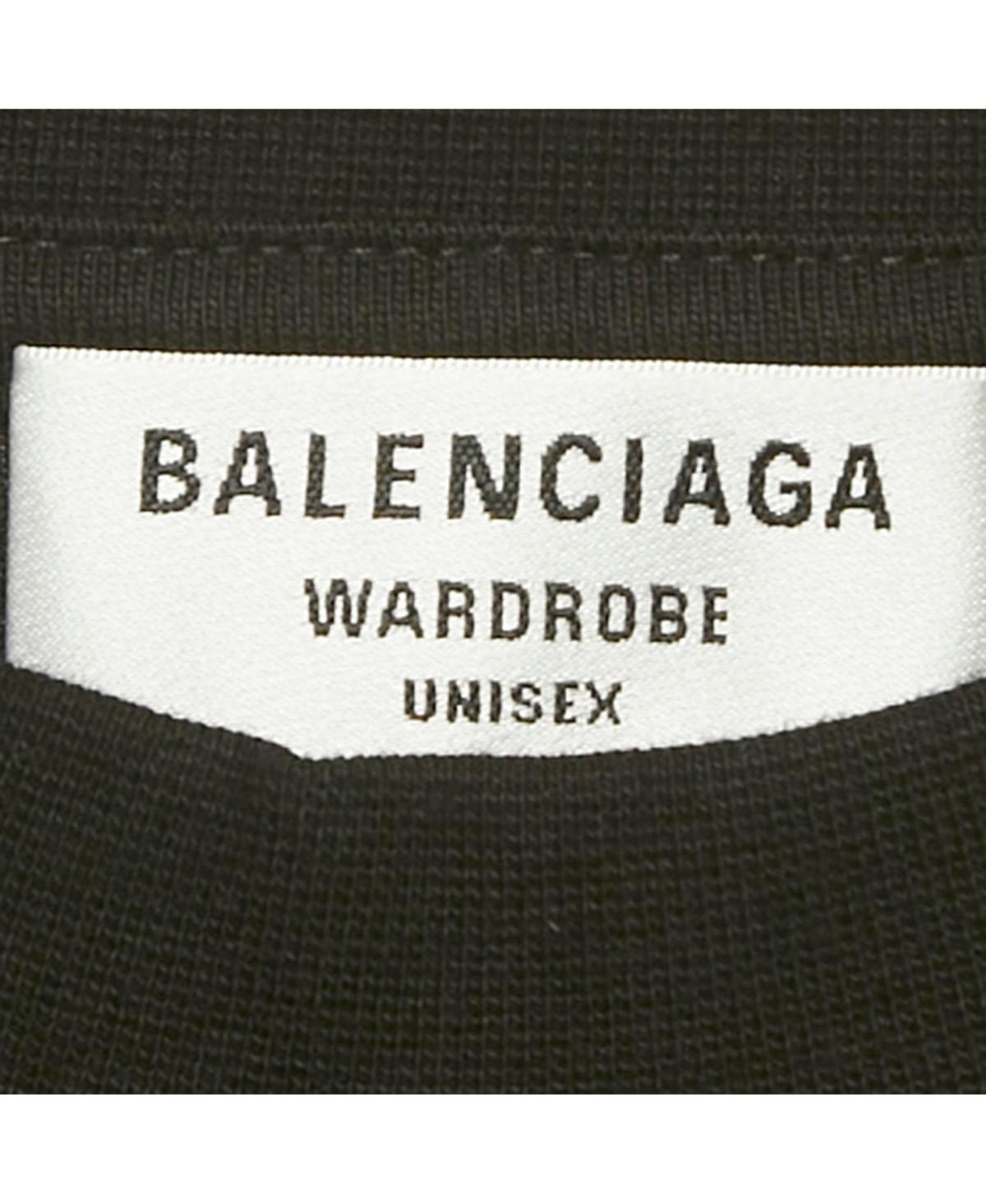 Pre-Owned Balenciaga Women's Women'sLogo Embroidery Cotton Crewneck Small Fit T-Shirt