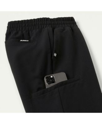 Petite Jace 7-Pocket Skinny Scrub Jogger