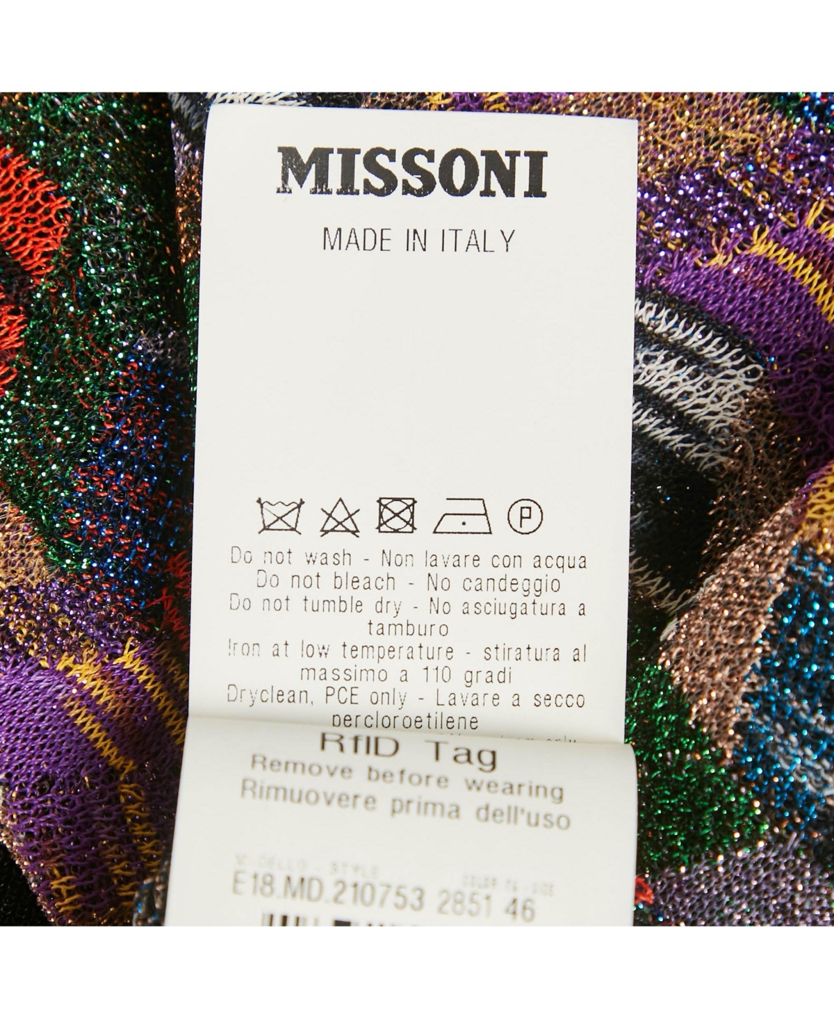Pre-Owned Missoni Women's Multicolor Zig