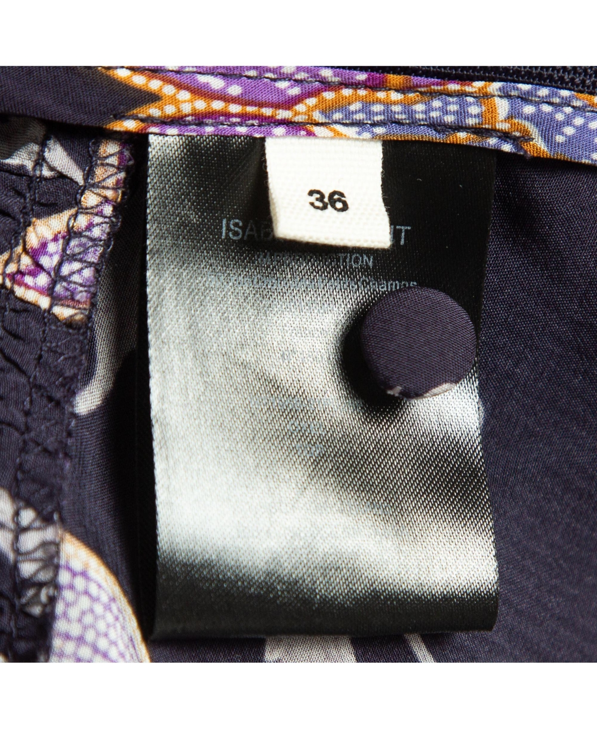 Pre-Owned Isabel Marant Women's Etoile Floral Print Crepe Oxel Blouse