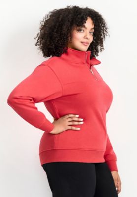 Women's Plus Size Piper Half-Zip Sweat Top