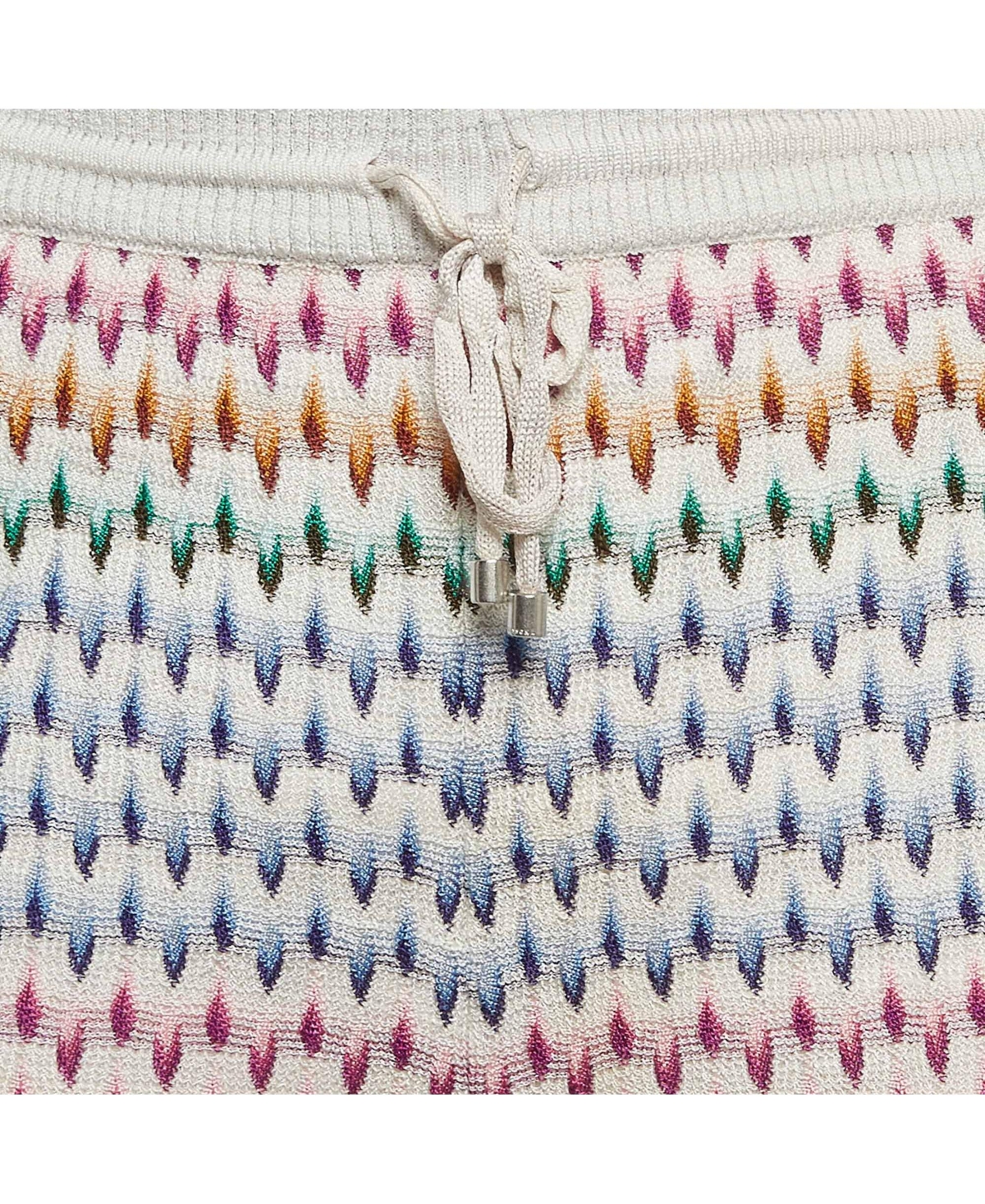 Pre-Owned Missoni Women's Grey Patterned Knit Jogger Pants