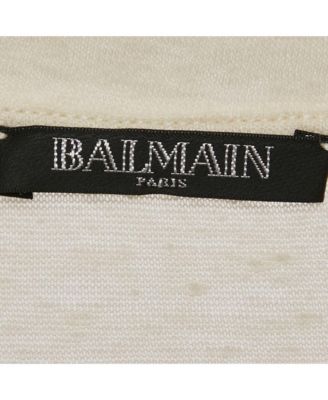 Women's Cream Linen Knit Short Sleeve Top