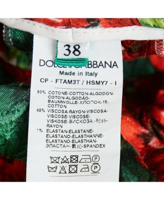 Women's Multicolor Floral Print Jacquard Trousers