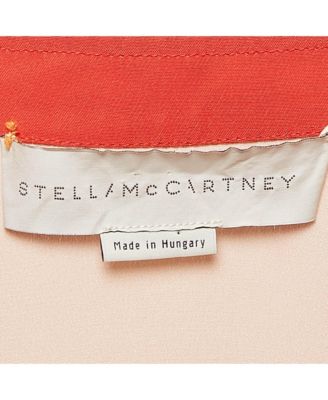 Women's Pale Pink Silk Crepe Contrast Collar Detail Blouse