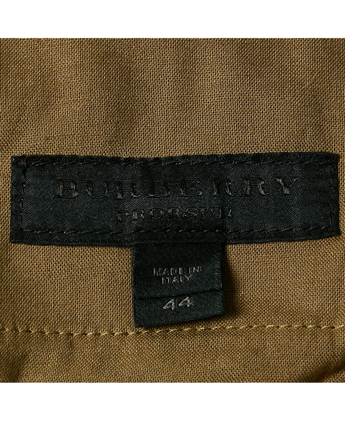 Pre-Owned Burberry Women's Prorsum Khaki Green Corduroy Pants