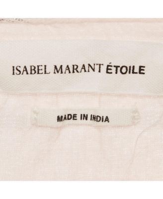 Women's Etoile Pink Lurex Striped Cotton Blouse