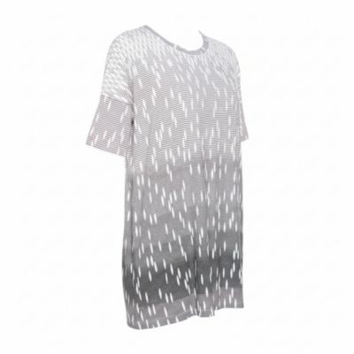 Women's Pink Monogram Print Cotton Crew Neck Sweatshirt