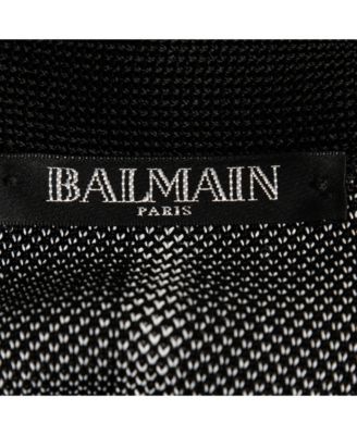 Women's Black Striped Knit Long Open Cardigan